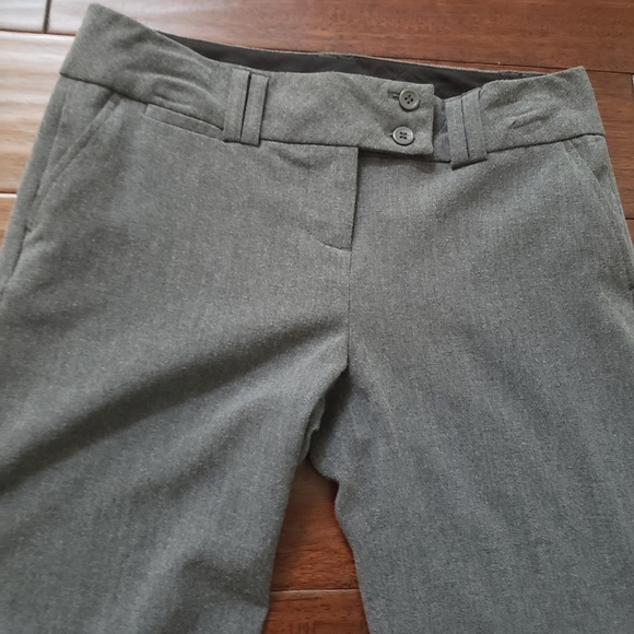 Juniors 7/8 Charcoal Gray Dress Pants - Picture 2 of 5